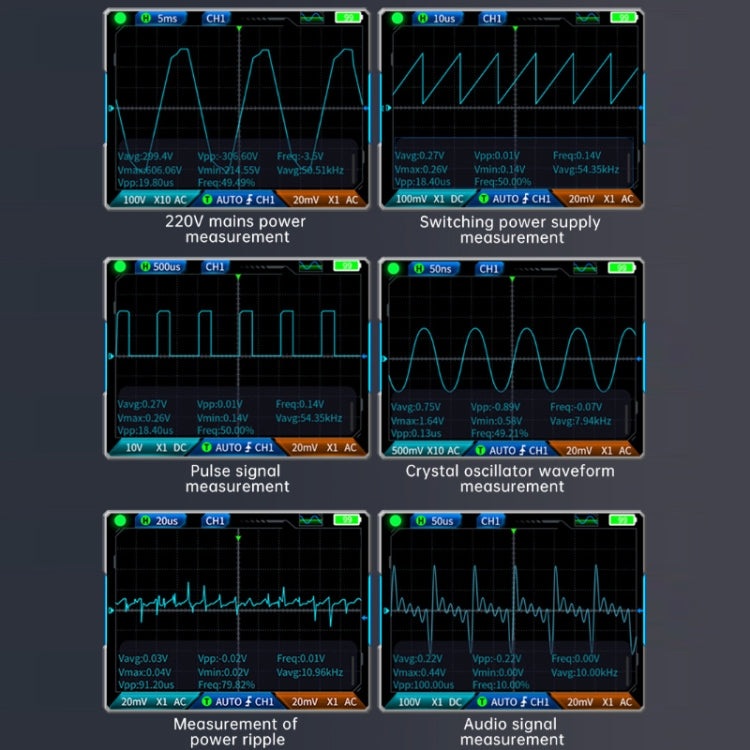 FNIRSI 3 In 1 Handheld Digital Oscilloscope Dual-Channel Multimeter, 2C23T Standard, 2C23T Upgrade