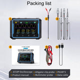 FNIRSI 2C53P Dual Channel Flat Panel Digital Oscilloscope Multimeter Signal Generator 3 In 1, 2C53P