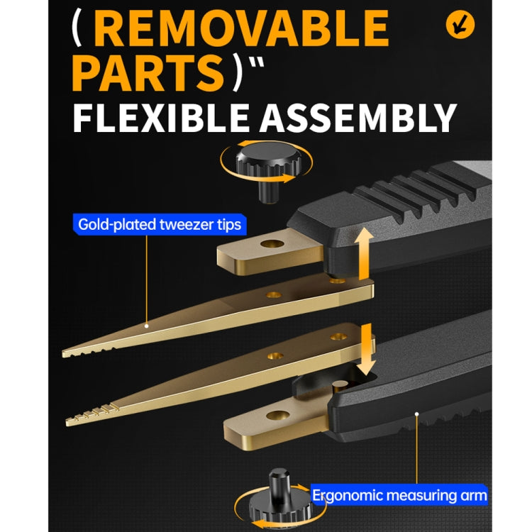 FNIRSI Digital Tweezers Resistor Capacitor Component Test Multimeter