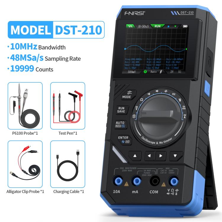 FNIRSI DST210 3 in 1 Digital Multimeter Oscilloscope