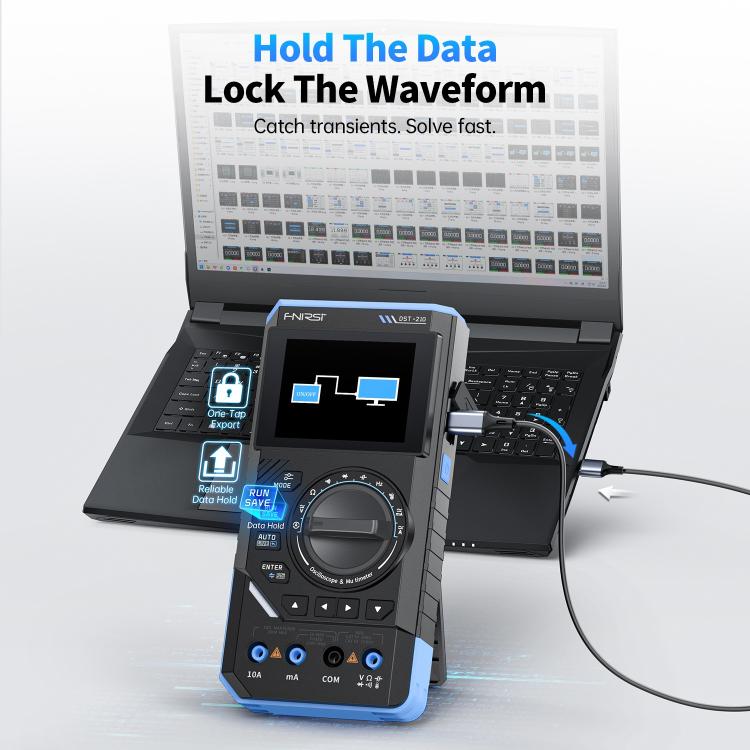 FNIRSI DST210 3 in 1 Digital Multimeter Oscilloscope