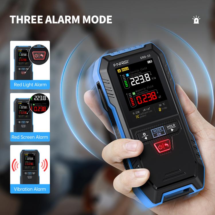 FNIRSI ERD-10 3 in 1 Electromagnetic Radiation Detector, FNIRSI ERD-10