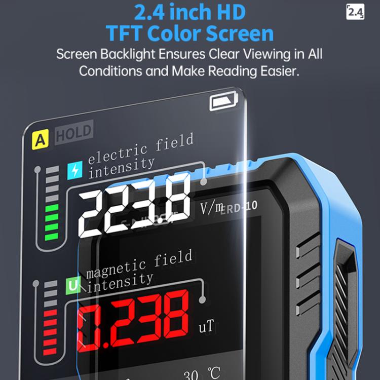 FNIRSI ERD-10 3 in 1 Electromagnetic Radiation Detector, FNIRSI ERD-10