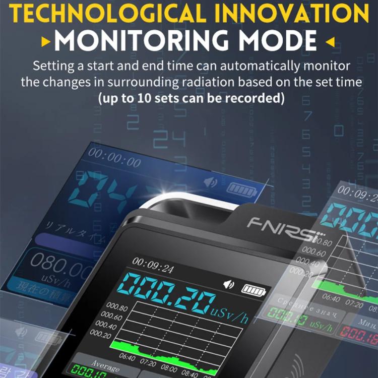 FNIRSI GC-02 Personal Radiation Detector with Alarm, FNIRSI GC-02