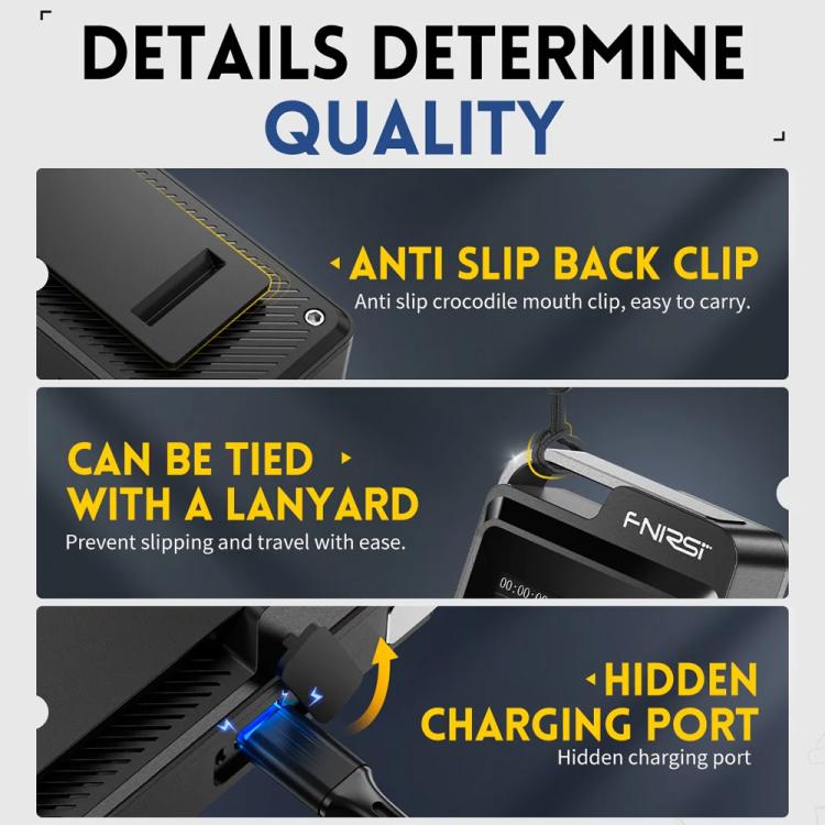 FNIRSI GC-02 Personal Radiation Detector with Alarm, FNIRSI GC-02