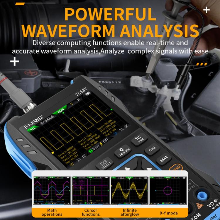 FNIRSI 2C53T Dual Channel 50M Digital Multimeter, Standard Version, High-end Version