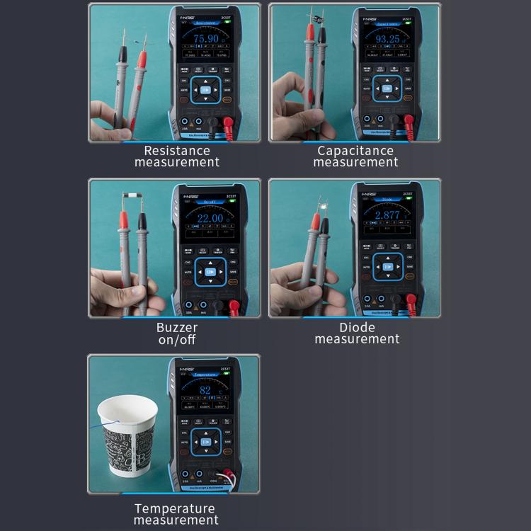 FNIRSI 2C53T Dual Channel 50M Digital Multimeter, Standard Version, High-end Version