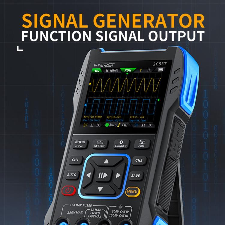 FNIRSI 2C53T Dual Channel 50M Digital Multimeter, Standard Version, High-end Version