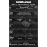 HABOTEST HT118D Portable High-precision Manual Digital Multimeter, HT118D