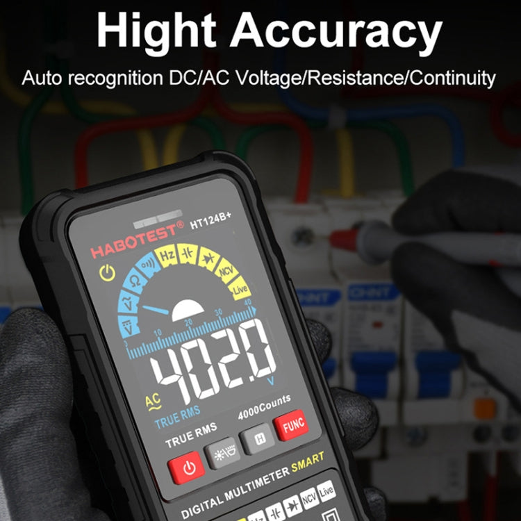 HABOTEST Mini Digital Display High-precision Multimeter, HT124A, HT124A+, HT124B, HT124B+