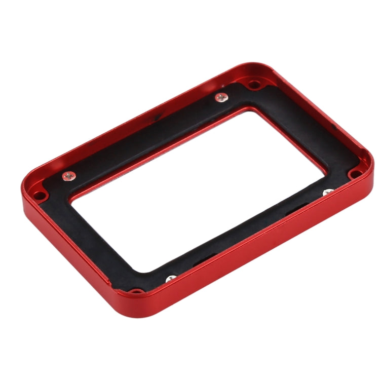PULUZ Aluminum Alloy Flame + Tempered Glass Lens Protector for Sony RX0 / RX0 II, with Screws and Screwdrivers, Front Flame Red