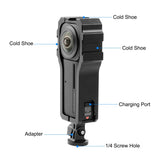 PULUZ Protective Cage Rig Housing Frame with Cold Shoe for Insta360 ONE RS 1-Inch 360 Edition, Protective Cage