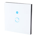 Sonoff Touch 86mm 1 Gang Tempered Glass Panel Wall Switch Smart Home Light Touch Switch, Compatible with Alexa and Google Home, AC 90V-250V 400W 2A, 86mm