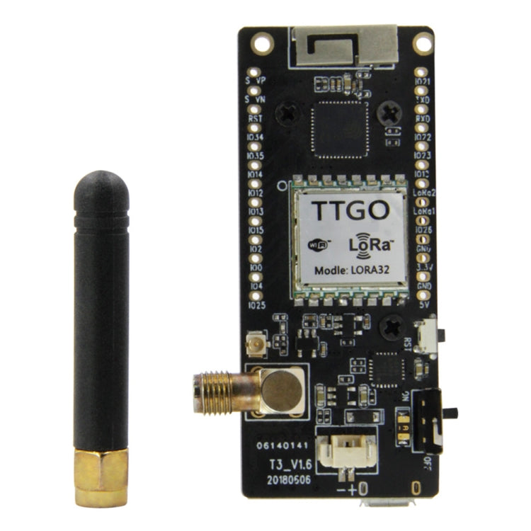 TTGO LORA32 V2.1 ESP32 0.96 inch OLED Bluetooth WiFi Wireless Module 868MHz SMA IP5306 Module with Antenna, 868MHz