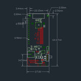 TTGO LORA32 V2.1 ESP32 0.96 inch OLED Bluetooth WiFi Wireless Module 868MHz SMA IP5306 Module with Antenna, 868MHz