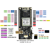 TTGO LORA32 V2.1 ESP32 0.96 inch OLED Bluetooth WiFi Wireless Module 915MHz SMA IP5306 Module with Antenna, 915MHz