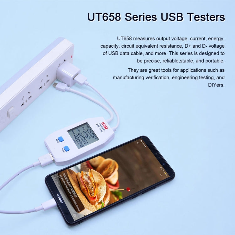 UNI-T USB Voltmeter Ammeter Tester