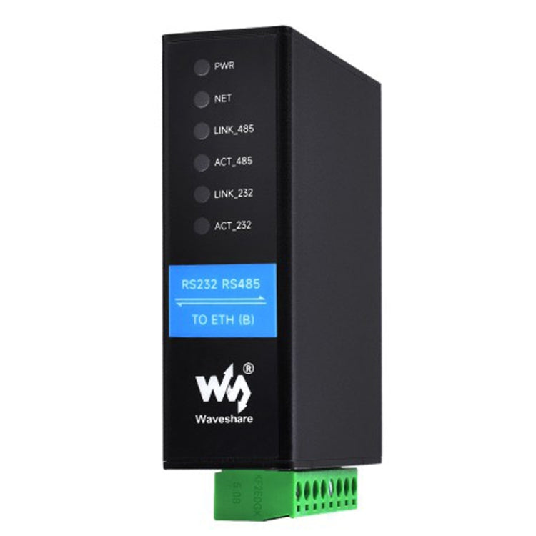 Waveshare RS232 RS485 To RJ45 Ethernet Serial Server, 25108, 25391 25108 RS232 RS485 TO ETH (B)