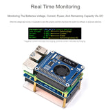 Waveshare 25567 For Raspberry Pi UPS HAT (D), Pogo Pins Connector , Without Battery