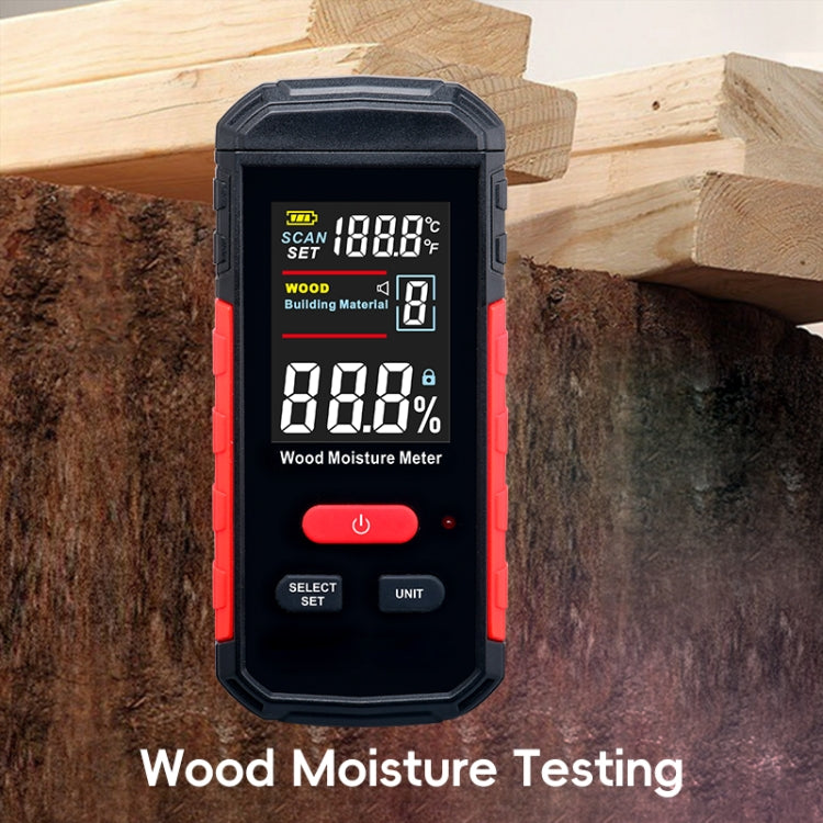 Wintact WT635 Wood Moisture Meter with 10 Gears, WT635
