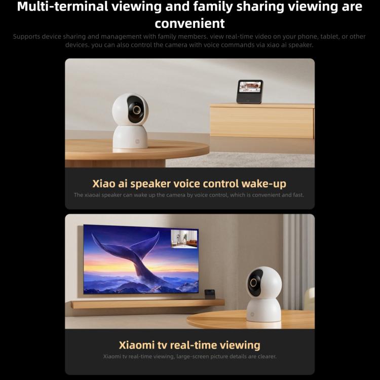 Original Xiaomi Smart Camera 4C 3.5K AI Detection 6MP Full Color Night Vision WiFi 6 Home Security Camera, Xiaomi Smart Camera 4C 3.5K