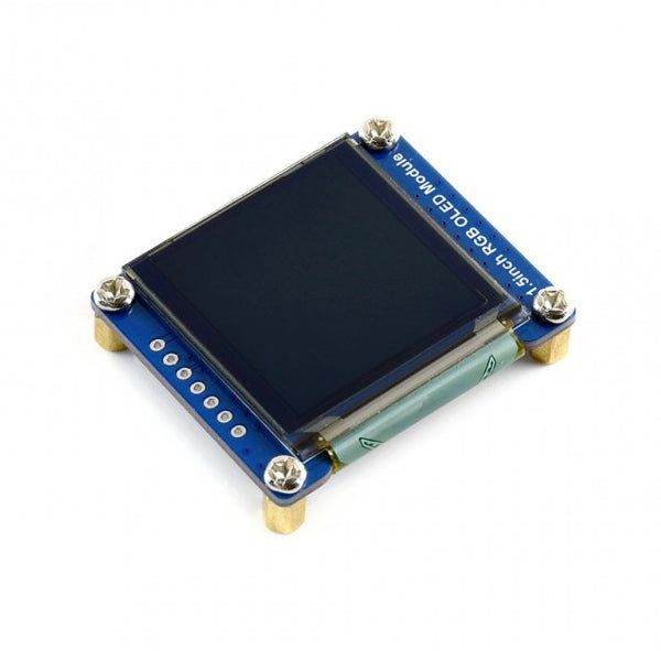 WAVESHARE 128x128 General 1.5inch RGB OLED Display Module 16-bit High Color with SPI Interface, 1.5inch OLED