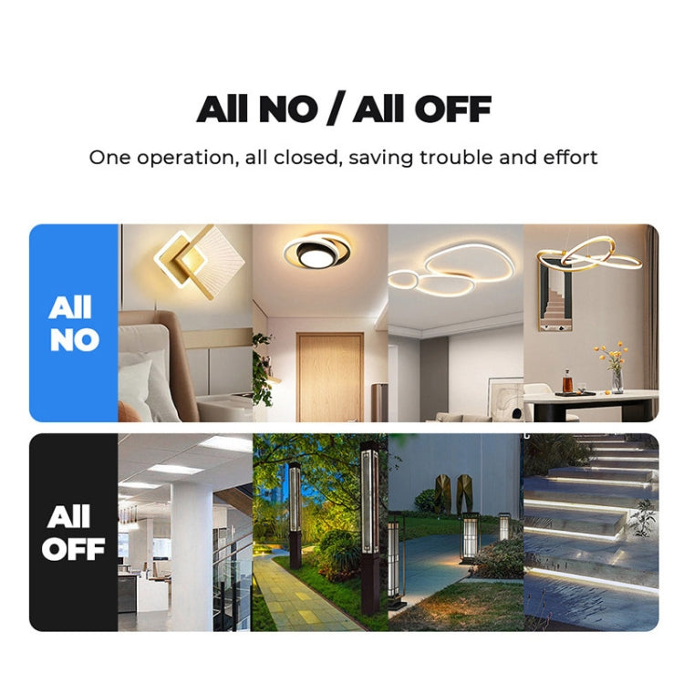 Tuya ZigBee Zero Firewire Touch Wall Remote Control Switch Light Control Voice Switch EU Plug, Style:, 1 Gang (White), 2 Gang (White), 3 Gang (White), 1 Gang (Black), 2 Gang (Black), 3 Gang (Black)