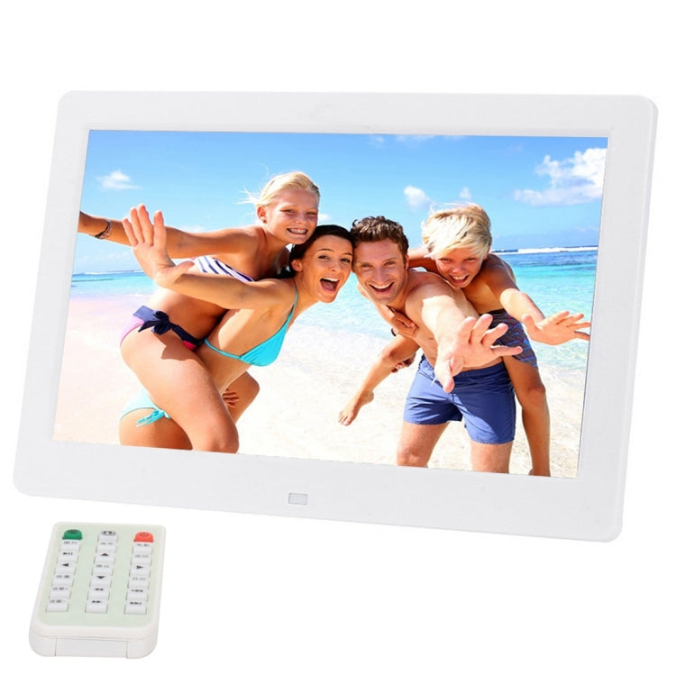 10.1 inch HD Wide Screen Digital Photo Frame with Holder & Remote Control, Allwinner E200, Alarm Clock / MP3 / MP4 / Movie Player, 10.1 inch Allwinner E200, 10.1 inch/HSD-P503 10.1 inch Allwinner E200 White