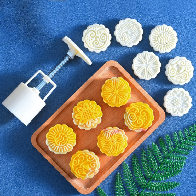 2 PCS Moon Festival Round Hand-Pressed Pastry Mold Baking Tools, Model:, 10, 24, 25, 26, 28, 29, 30, 31, 33, 35, 36, 37, 41, 42, 21 37
