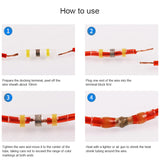 100 PCS / Box Professional Water Resistant Solder Ring Heat-shrinkable Tube, 100 PCS / Set