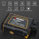 SNDWAY SW1000A Handheld Outdoor Waterproof Telescope Range Finder Distance Measurer, 1000m, 1000m