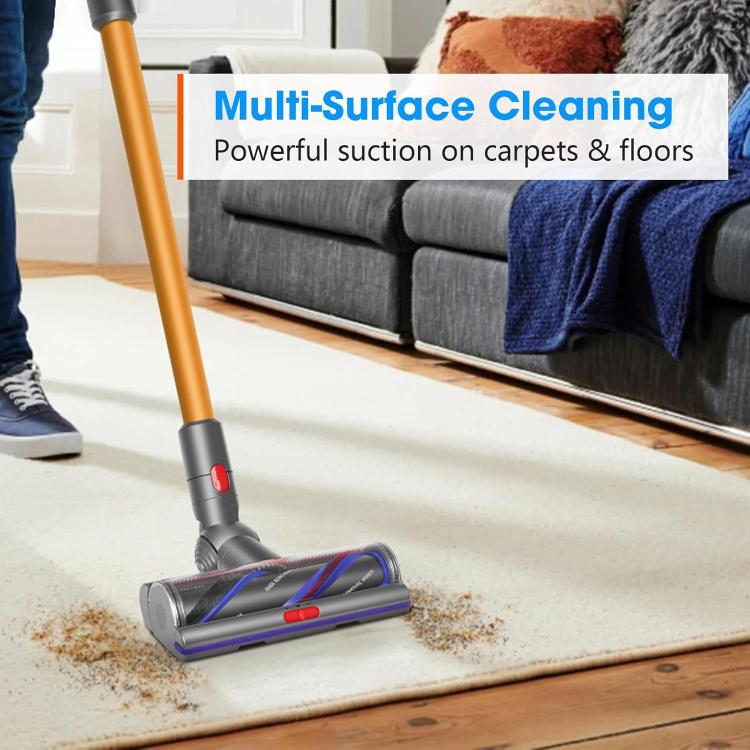 100W High-Torque Brush Head For Dyson V7/V8/V10/V11/V15 Vacuum Cleaner Adjustable Suction Power, 100W High-Torque Brush Head