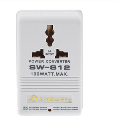 US Plug Adapter,100W Power Converter AC117V to AC230V, 100W 100W