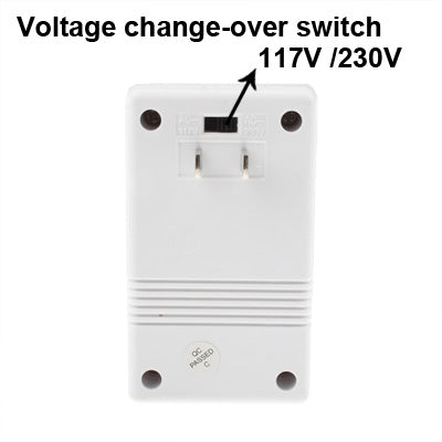 US Plug Adapter,100W Power Converter AC117V to AC230V, 100W