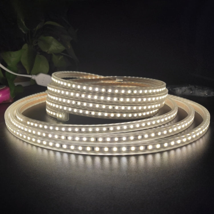 10m SMD 2835 1200 LEDs Strip Light, AC 220V-240V, EU Plug, 10m 10m White Light