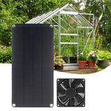10W High Speed and Long Life Solar Mini Fan Outdoor Pet Exhaust Fan, 10W