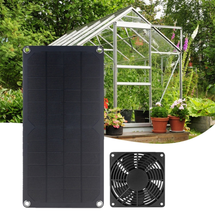 10W High Speed and Long Life Solar Mini Fan Outdoor Pet Exhaust Fan, 10W