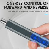 11 In 1 Rechargeable Mini Electric Screwdriver Set With 3LED Lighting, 11 In 1 Blue