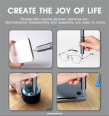 11 In 1 Rechargeable Mini Electric Screwdriver Set With 3LED Lighting, 11 In 1 Blue