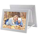 12.1 inch Digital Photo Frame with Holder & Remote Control, Allwinner F16 Program, Support SD / MMC / USB Flash Disk, 12.1 Inch 12.1 Inch White