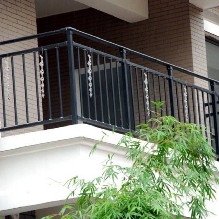 12 PCS Bird Revolving Rod Reflective Bird Repeller, 12 PCS