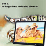 13.0 inch LED Display Digital Photo Frame with Holder / Remote Control, Allwinner, Support USB / SD Card Input / OTG, 13.0 inch