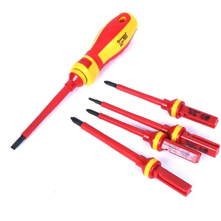 13 in 1 VDE Industrial Telecommunications High Pressure Resistant Screwdriver Set Apple Phone Repair Tool Screwdriver, 13 in 1