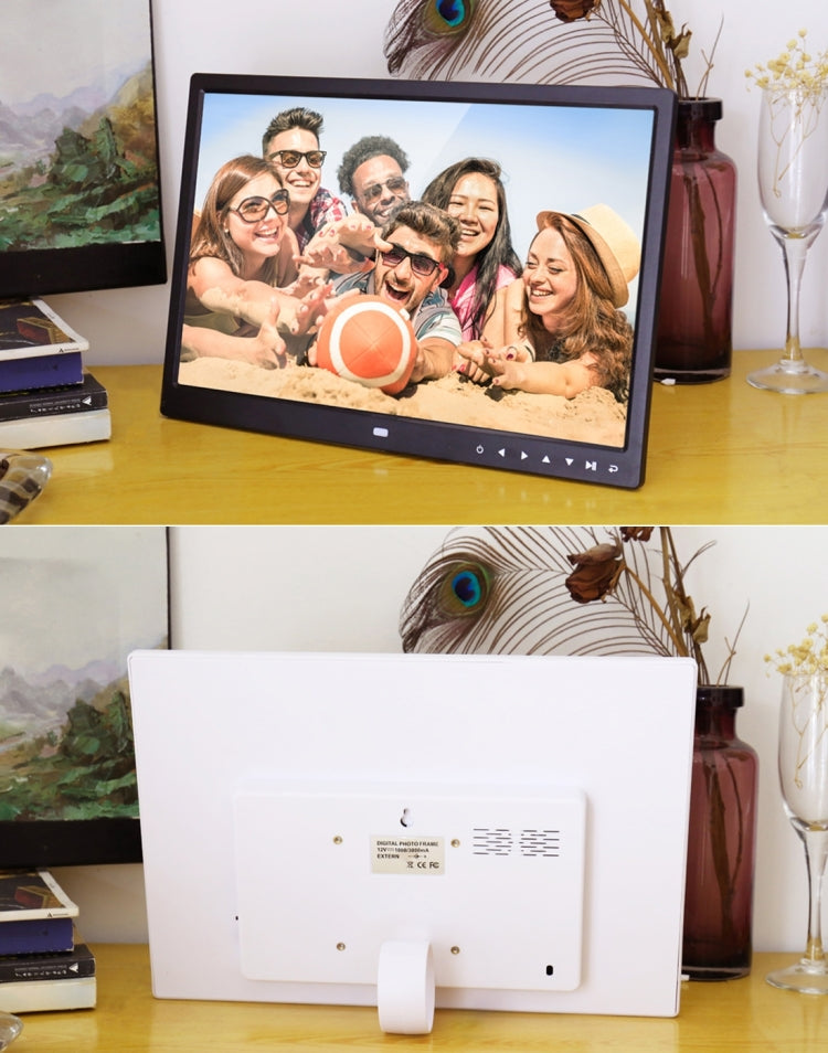 15.0 inch LED Display Digital Photo Frame with Holder / Remote Control, Allwinner, Support USB / SD Card Input / OTG, 15.0 Inch, 15.0 inch Allwinner