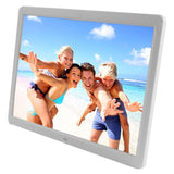 15 inch 1280 x 800 16:9 LED Widescreen Suspensibility Digital Photo Frame with Holder & Remote Control, Support SD / MicroSD / MMC / MS / XD / USB Flash Disk, 15 inch 15 inch White