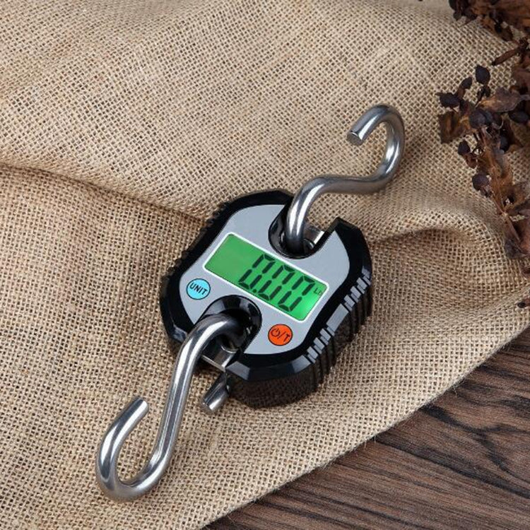 150kg Mini Portable Heavy Duty Electronic Digital Stainless Steel Hook Scale, Random Color Delivery, 150kg x 100g