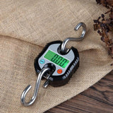 150kg Mini Portable Heavy Duty Electronic Digital Stainless Steel Hook Scale, Random Color Delivery, 150kg x 100g