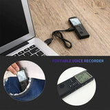 T60 Monochrome Screen HD Noise Reduction Digital Voice Recorder, 16G, Support MP3 / WAV Format, 16G