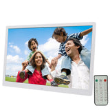17.0 inch LED Display Digital Photo Frame with Holder / Remote Control, Allwinner Technology, Support USB / SD Card Input / OTG, US/EU/UK Plug, 17.0 inch, 17.0 inch/Without Touch Button Black