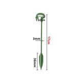 10pcs Plant Potted Flower Shape Support Rod Fixed Anti-lodging Leaf Guard Frame, 17cm, 27cm, 37cm, 48cm, 58cm